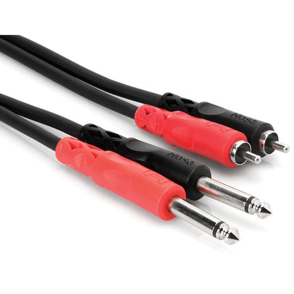 Main product image for Hosa CPR-202 Dual 1/4" TS to Dual RCA Stereo Interc 241-9011